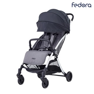 페도라 폴디 오토폴딩 휴대용 유모차 기내반입 가능, 블랙, 소프트