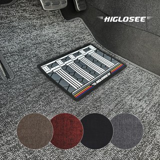 하이글로씨 자동차 뉴코일매트 트립매트 코일 카매트 확장형 차량용 매트, 브라운, 뉴코일매트_운전석만