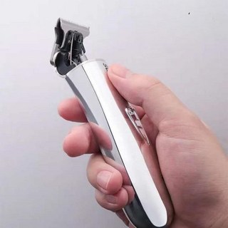 남성 전문가용 무선 헤어 바리깡 가정용 미용실 전기 충전식 잔털 정리, VGR 블랙 (조각 푸시)