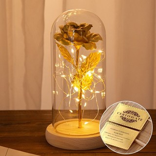 다라이프 금카네이션 금장미 무드등 어버이날 스승의날 선물 품질보증서