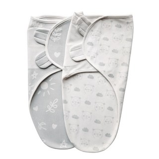 리틀그립 스와들 기적의 속싸개 그레이화이트 2종 세트