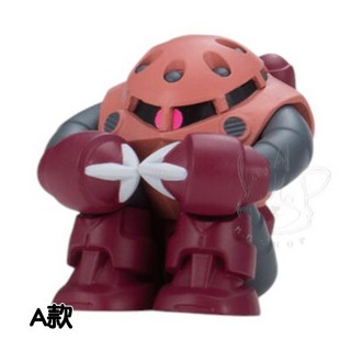 M.M小舖 BANDAI 轉蛋 扭蛋 機動戰士鋼彈 P2 攻擊 公仔 全4款 A款/夏亞專用茲寇克, 1個, A款/夏亞專用茲寇克1B091