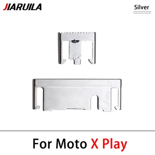 테스트된 사이드 키 전원 및 볼륨 버튼 교체 부품 모토로라 모토 원 액션 비전 퓨전 플러스 매크로 X 플레, 01 X Play Silver