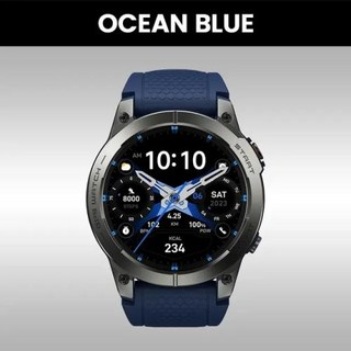 Zeblaze Stratos 3 Pro GPS 스마트 내장 및 경로 수입 AMOLED 음성 통화, 2) Ocean Blue, 없음, 없음