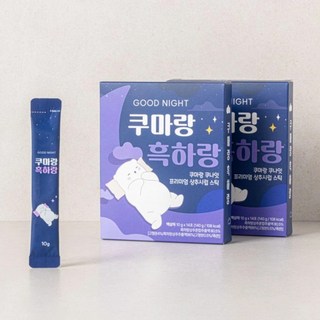 굿나잇 쿠마랑 흑하랑 상추 시럽 스틱, 1박스, 14회분