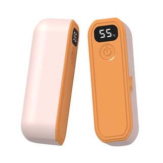 미니 분리형 자석 흡착 손난로 휴대용 충전식 히터DSBCD338, 핑크색, 10000mAh