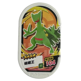 Pokémon 寶可夢 Mezastar 3彈卡匣 四星 蜥蜴王 1-3-031, 1個