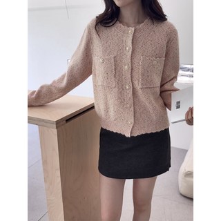 Twenty 氣質小香千金--質感混織金釦小香風外套 2504020