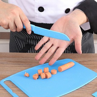 무독성 어린이 안전칼 유아 칼 아동 소꿉놀이 아동칼 KC인증, 파랑, 1개