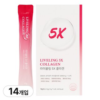 라이블링 5X 콜라겐 14p, 1개, 14회분