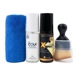 쿠이 셀프 차량 실내외 세차용품 올인원 키트 4종 세트, 2세트