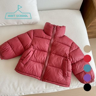 민트스쿨 아동용 숏 푸퍼패딩 남여공용