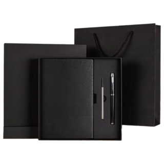 모던베일 노트 다이어리 만년필 선물세트, 1개, 모던블랙