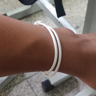 簡約百搭韓國雜誌款蠟繩情侶手環，防汗水防過敏紅繩黑繩手鍊