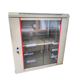 昌運 12U機櫃 網路機櫃 伺服器機櫃 電腦機櫃 含一個層板 可鎖 可壁掛 白色, 1個