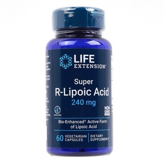 LIFE EXTENSION Super右旋硫辛酸素食膠囊 240mg, 60顆, 1罐