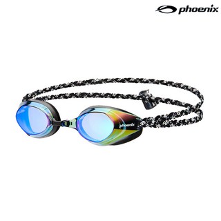 피닉스 레이싱 헬캣 미러 패브릭 수경 PR-208M FB, Blue, 1개