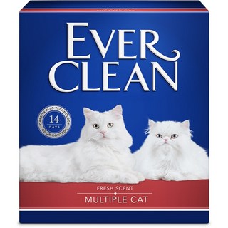 Ever Clean 藍鑽 貓砂, 1個, (紅標)多貓抑菌貓砂-微香8.5Kg, 8.5kg, (紅標)多貓抑菌貓砂-微香8.5kg
