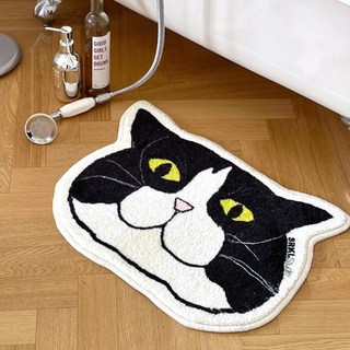 야옹이 주방 욕실 소프트 발매트 SD-251106, 깜냥