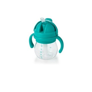 OXO寶寶握吸管杯, 靚藍綠, 1個, 150ml
