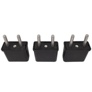 일상속반짝 해외여행용 돼지코 어댑터 플러그 유럽 여행 준비물, 3개