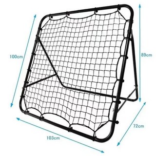 축구 바운드 네트 셀프 운동 트레이닝 보조 골대 츄크볼, 블랙 1m 축구 리바운드 골, 1개