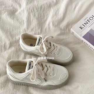 喜叔小衆設計厚底德訓鞋女2025新款秋季透氣休閒板鞋百搭運動鞋子