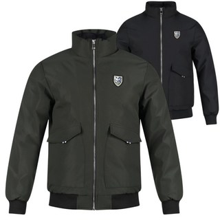 남자 블랙 시보리 빅포켓 하이넥 골프 패딩 블루종 산행 학생 데일리