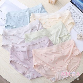 AHUA 阿華有事嗎 滿版水果冰絲親膚內褲 I0104 女生內褲 流行少女內褲 可愛內褲, 鵝黃鳳梨(肤色),M