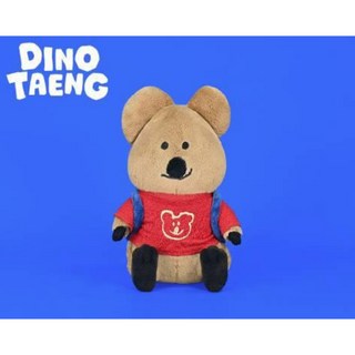 Dinotaeng 短尾矮袋鼠 抱心款 娃娃 12吋 絨毛玩偶, 1個, 學院款 12吋_Quokka