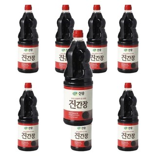 신송 진간장1.6L x 8개(면세) 카페 에어프라이어 감칠맛 식재료 풍미 엄마손맛 시판 1세트, 1.6L, 1개