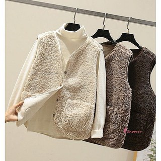 후리스조끼 여성 뽀글이 양털 여자 플리스 베스트 커플 남성 보들zab611
