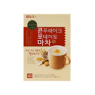 담터 콘푸레이크 포테이토마차 40T, 22g, 40개입, 1개
