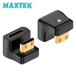 (MAXTEK) 맥스텍 Mini HDMI to Mini HDMI 연장젠더 U형 180도꺽임 ㄷ형 (MT425), 1개