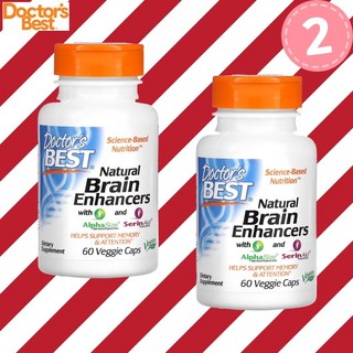 1+1 닥터스베스트 포스파티딜세린 100mg 60 베지 캡슐 칼슘 비건 글루텐프리, 60정, 2개