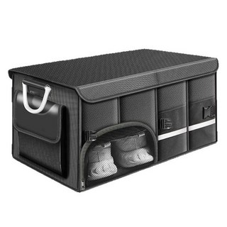 클레버 차량용 다용도 수납 박스 72L, [블랙] 60x35x30cm