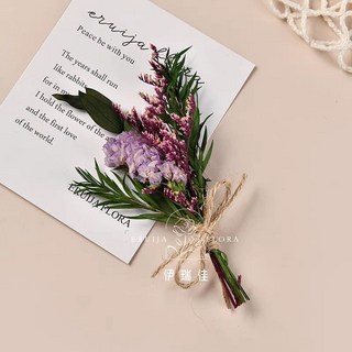 幹花墻面裝飾牆上掛件，高級感真花鬆果樹枝植物標本，背景牆墻飾貼墻, F-07