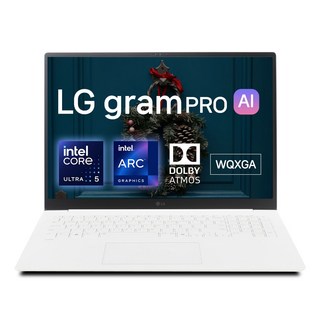 LG전자 그램 프로17 17ZD90SP-GX56K, WIN11 Home, 16GB, 512GB, 화이트
