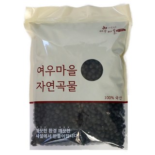 여우마을 자연곡물 청자5호 속청 국산서리태 햇콩, 1kg, 6개