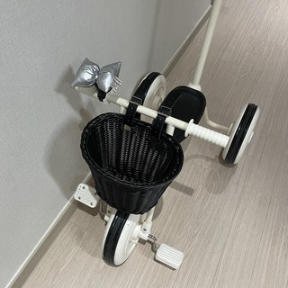 킥보드 악세사리 벨 라탄 바구니 감성 베이지색 크림 헬멧 가방 유아 클래식 손잡이 자전거 바람개비 장식 스트리머 리본 선물 파우치 따릉이 인형 헤드 마이크로킥보드 맥시 미니 스쿠터, 초록리본벨, 1개