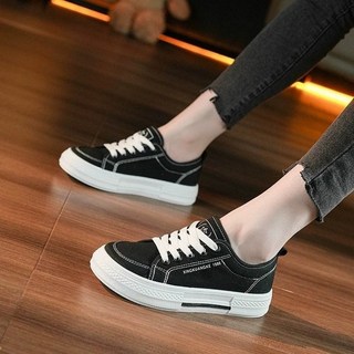 여성 간단하다 발편한 캔버스화 스니커즈 운동화