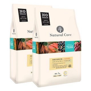 네츄럴코어 치킨&연어 7kg x 2봉
