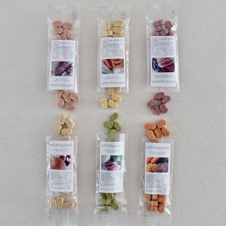 마라피키 고기간식 웰빙스낵 저칼로리 소프트 트릿 져키, 1개, 40g, 노랑(단호박/양배추/당근)