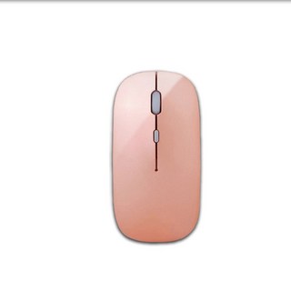 O 靜音充電雙模滑鼠鍵盤組，無線靜音，人體工學設計，高精度傳感器，辦公遊戲皆宜, 玫瑰金