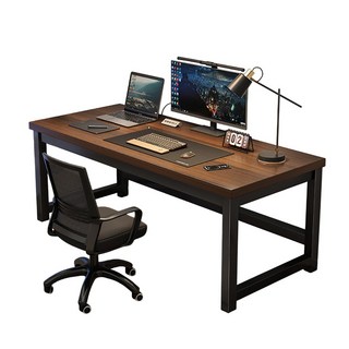 Easy Life 家居館 工業風電腦辦公桌 40X40MM支架 辦公桌/電腦桌/工作桌/書桌/成長桌, 100CM黑武士, 黑武士