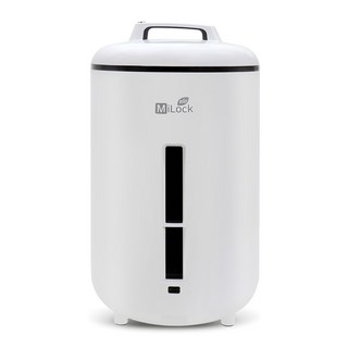 3세대 미락 진공쌀통 쌀보관함 쌀항아리 집들이선물 쌀보관통 잡곡통 시리얼통, 1개, 화이트