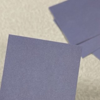 Fion 莫蘭迪色方卡 0.3mm 4.5x5.4cm 祝福/萬用小卡 試香/聞香/試聞紙 香水/香精/精油, 1個, 霧藍