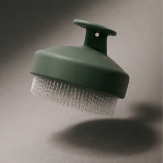 아름누리 스칼프 마사지 샴푸 브러쉬, 1개, 그린