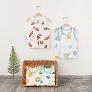 臺灣熱銷 寶寶背心嬰兒純棉a類夏季男童女童薄款兒童衣服透氣無袖吊帶夏裝A