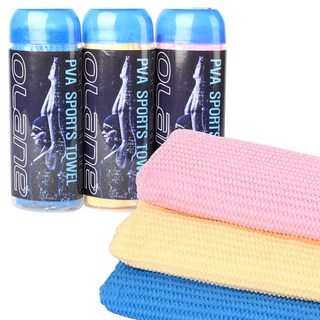 오레인 스포츠타올 습식타올 수영타올 / 3D소프트터치가공, 1개, 블루